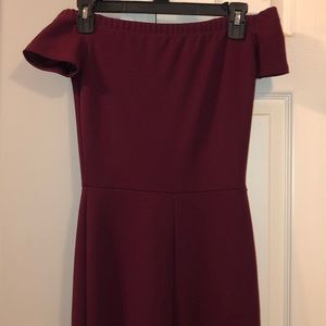 Lulus off the shoulder jumpsuit